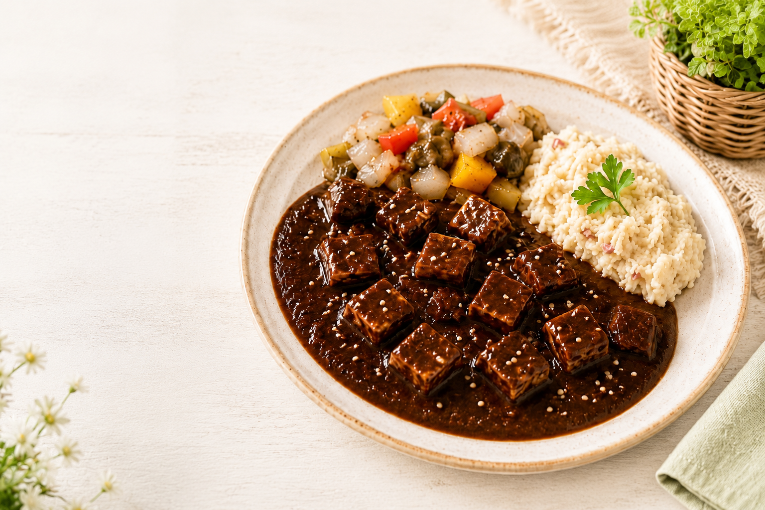 Mole con Tofu
